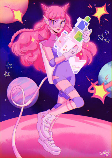 Fanart Space Girl